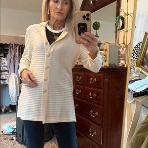 St. John lapel Cardigan